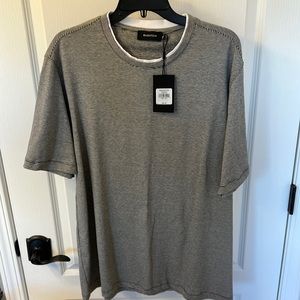 Bugatchi Gray Short Sleeve Tee